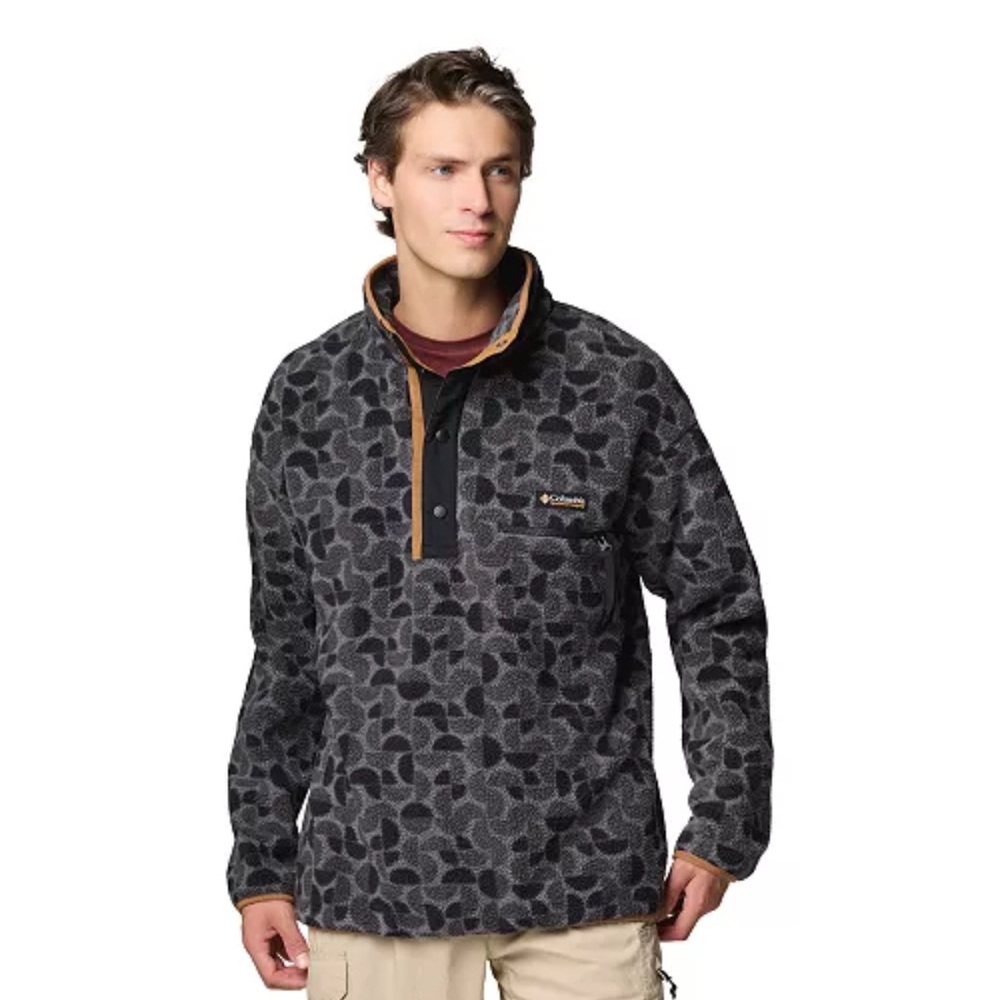 Columbia Men’s Helvetia II Printed Half Snap Fleece Pullover Jacket Size XXL NWT